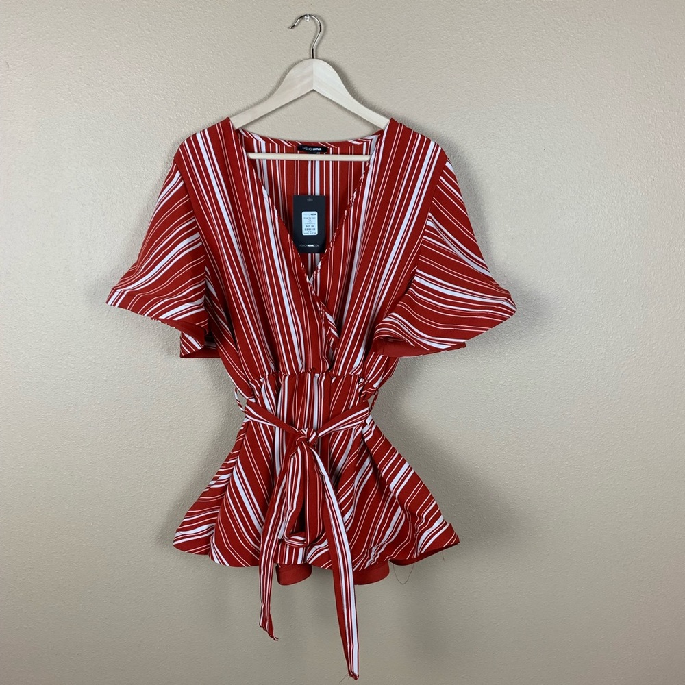 Stripe Me Down Fashion Nova Top